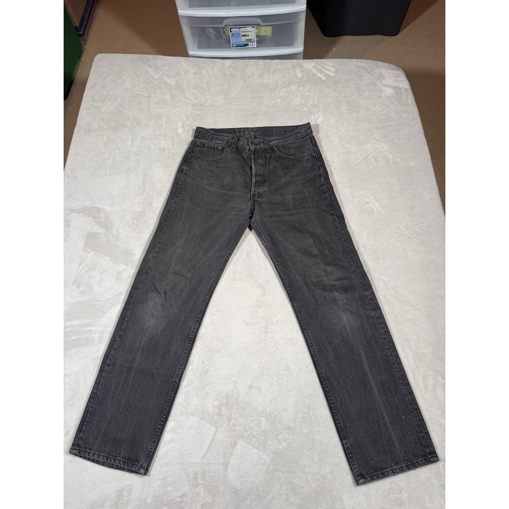 Vintage 90s Levis 501xx Jeans Size 32x30 (Fit 31x30) Black MADE IN USA